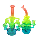 SENSE GLASS | Pipa de Agua Recycler 10" Rainbow