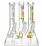 aLeaf | Spec Head 9MM Beaker Water Pipe 14" Bong