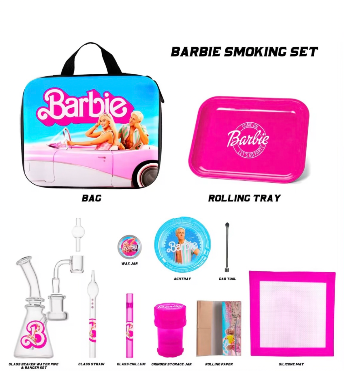 barbie my first cigarette kit This story starter pack also features a variety of festive and dessert MINIATURE ASHTRAY & CIGARETTE PACKS