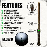 Smyle Labs | Wandjamin Bateria Oculta Varita Magica