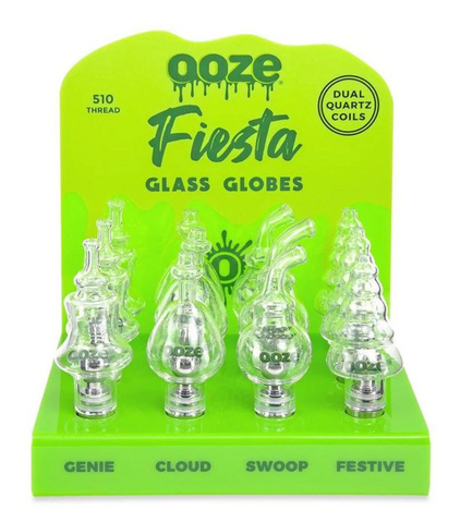 Ooze Fiesta Glass Globes