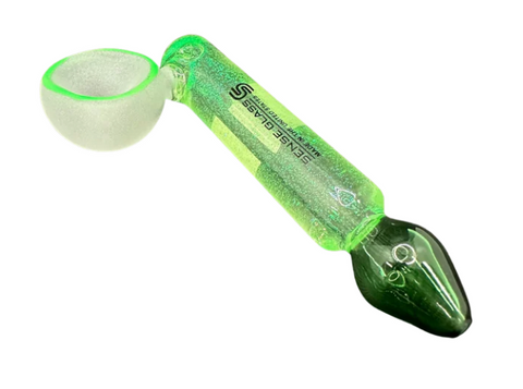 Sense Glass | Frosted Bowl Glycerin Handpipe 5"
