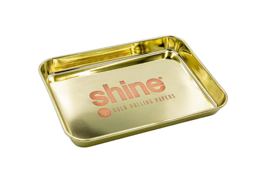 Shine Gold Rolling Tray TdH Mx