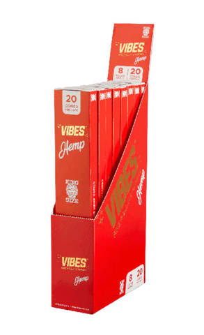 Vibes Cone Box 20 Pack King Size
