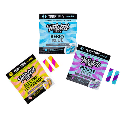 Twisted | Tips Twisted Hemp Filtros Terp Infused