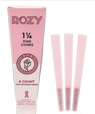 ROZY | Pink  Box 6pz. Conos prerolados  1¼