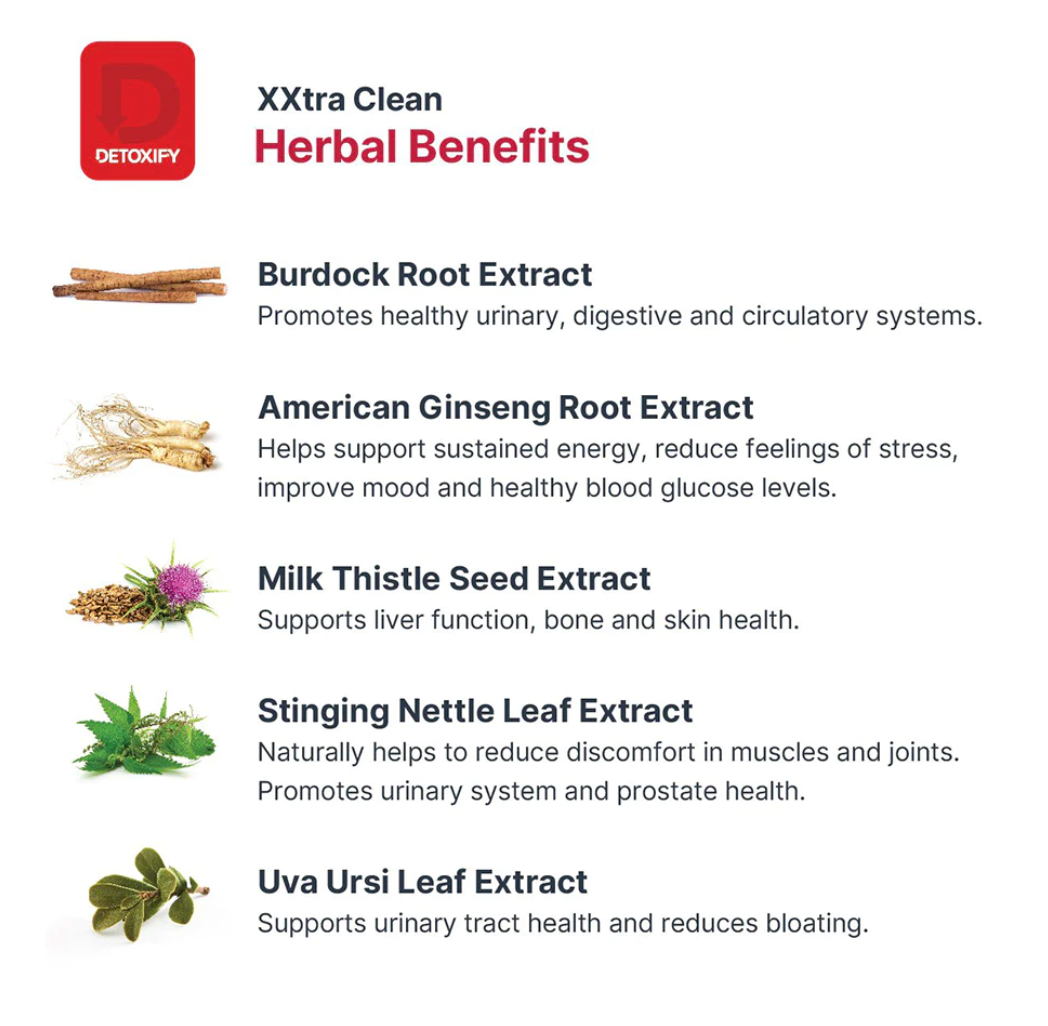Detoxify Xxtra Clean Herbal Cleanse Detox TdH Mx