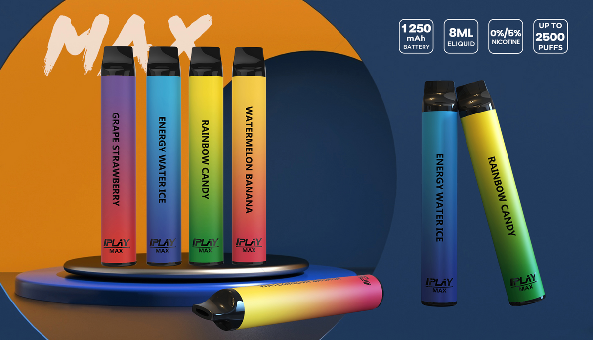 Iplay Max 2500 Hits Disposable TdH Mx