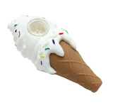 Pipa Helado Ice Cream Cone Hand Pipe Silicon