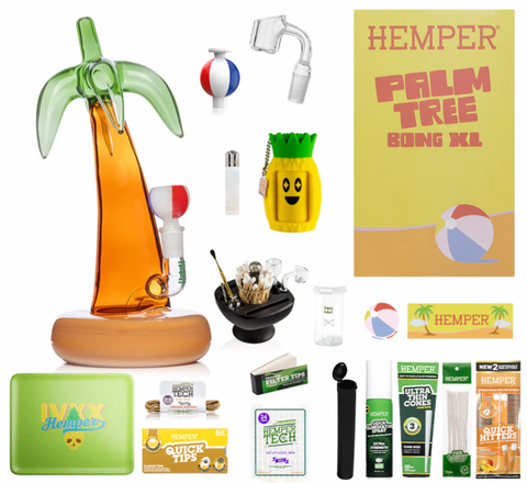 HEMPER | Palm Tree XL Bong Beach Box