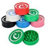 Grinder Hemp Plastic 2 partes Diseño Cookies