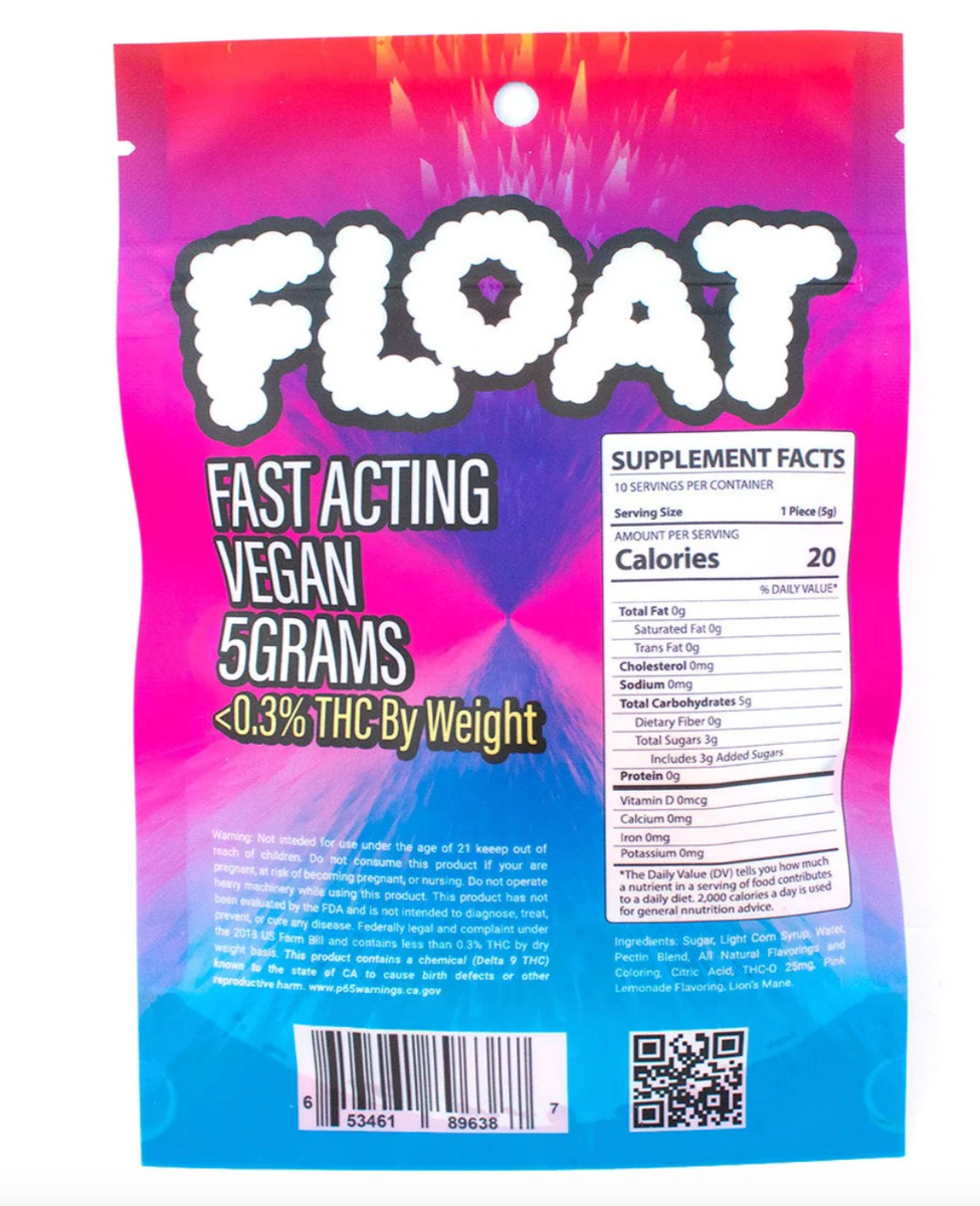 Float Mushroom Gummies 10ct TdH Mx