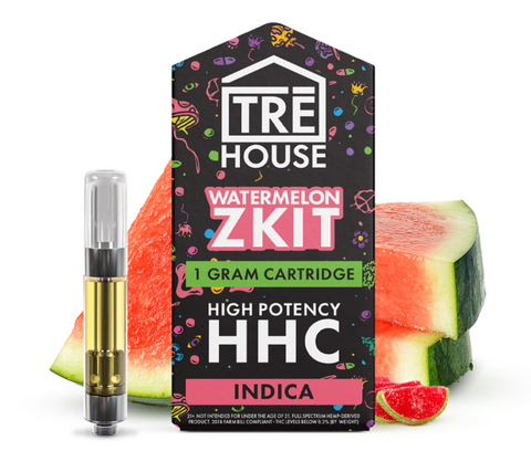 TRĒ House | HHC High Potency 1g Cartridge Watermelon Zkit