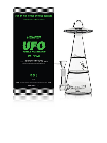 HEMPER | UFO 🛸 Vortex Mothership XL Bong 10"