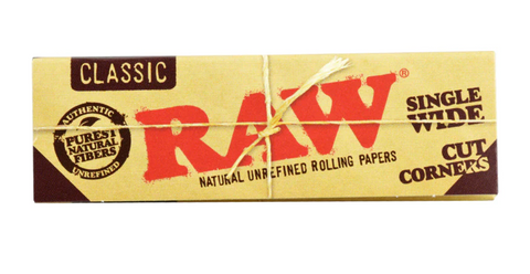 Papel Raw Classic Single Wide Cut Corners
