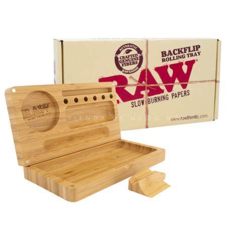 RAW | Back Flip Bamboo Rolling Tray