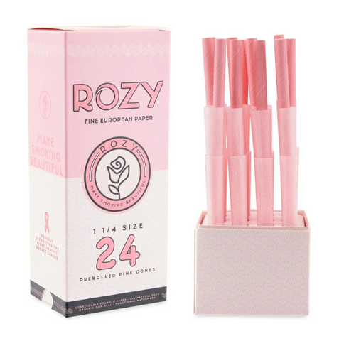ROZY | Conos prerolados Pink  1¼ - 24 Pz.