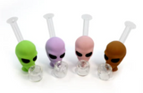 Alien Silicone Glass Pipe