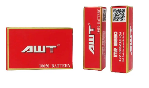 AWT | IMR 18650 Battery Recargable 2 Pack