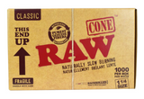 RAW | Classic 1000 Conos Pre-Rolados Box Backrolled 1 1/4