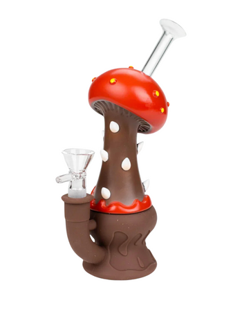 Bong Hongo Mushroom Silicone Epoxy Water Pipe