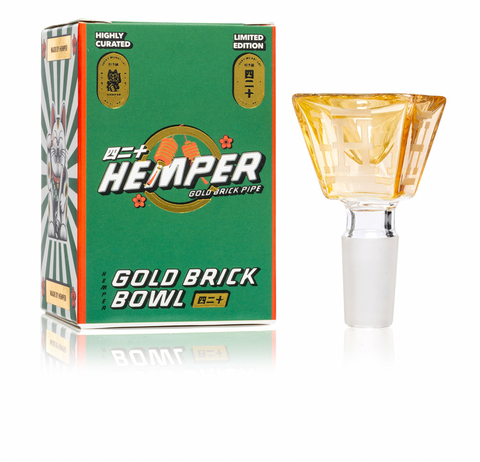 HEMPER | Gold Bar Flower Bowl 14mm