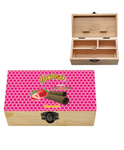 Honeypuff | Caja de Madera Contenedor Rolador Storage Box