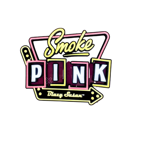 Blazy Susan | Smoke Pink Sign