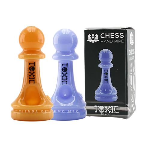 Toxic Glass | Chess Pipa de Mano Ajedrez 4.5"