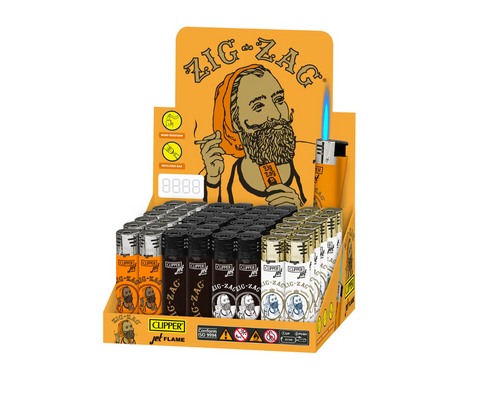 Zig Zag | Clipper Jet Flame Encendedor Display 48ct