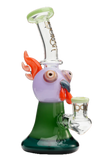 Lookah | Cute Crested Head Glass Dab Rig 7.8"