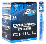 Cyclones |  Pre Rolled Transparent Cones Clear Celulosa 2Pack