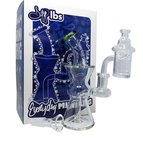 Dogg Lbs | 6" Everyday Mini Rig Hourglass Water Pipe Box Set Banger & Carb Cap