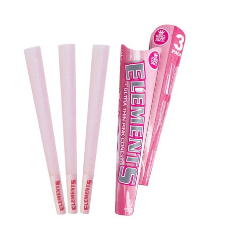 Elements | Pink Cones King Size Pre Rolados