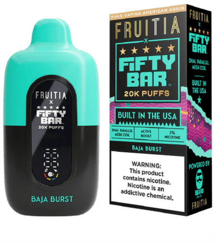 Fifty Bar x FRUITIA | Disposable 20K Puffs