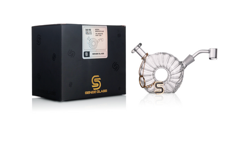 Sense Glass | Flat Disc Dab Rig Set