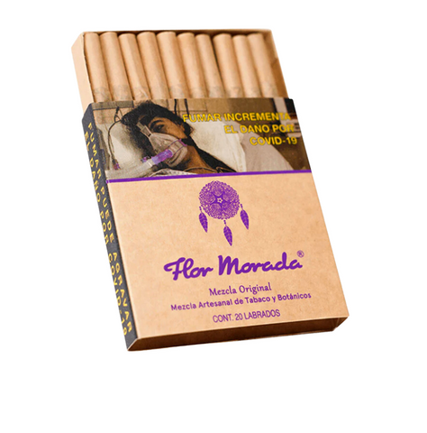 Flor Morada | Cajetilla Original Mezcla Herbal 20ct