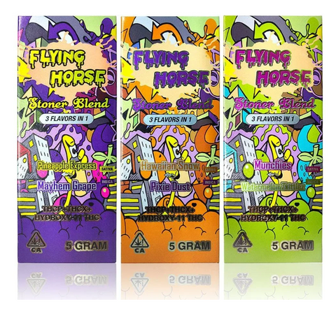 Flying Horse | Stoner Blend 5g Disposable 3 Flavors in 1