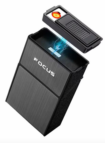 Focus | Cigarrera Encendedor USB Recargable