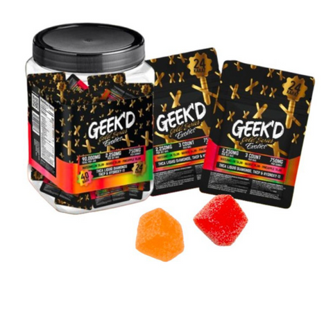 Geek'd | Gold Series Exotics 3ct 750mg