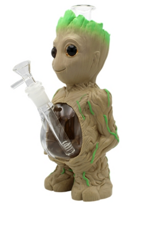 Vinyl Groot Tree Waterpipe 11"