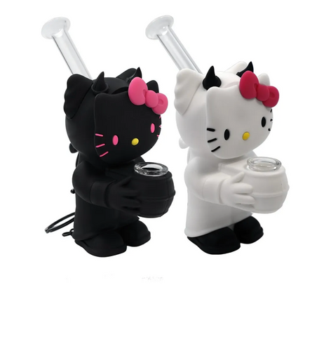 Bong Hello Kitty Silicone Bubbler