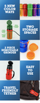Hemper | Keeper 3-in-1 Grinder Storage Container