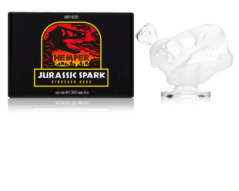 HEMPER | Jurassic Spark Skull Bong 4.5"