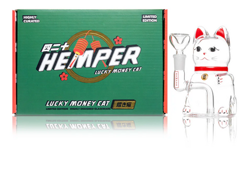 HEMPER | Lucky Money Cat - Bong 5"