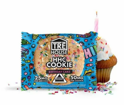 TRĒ House | HHC Cookie 50mg High Potency Birtday Cake