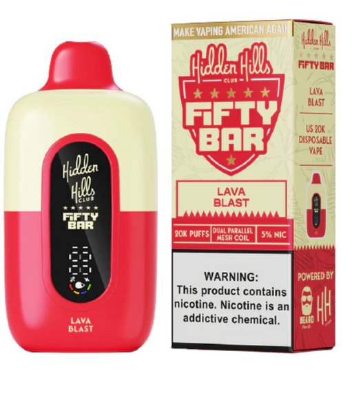 Yeti Hidden Hills 50 Bar Yeti Mint Hidden Hills X Fifty Bar 20000  Disposable Vape Vanilla Bean Tobacco Australia