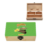 Honeypuff | Caja de Madera Contenedor Rolador Storage Box