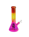 SENSE GLASS | Horizon 12" Electroplated Beaker Waterpipe