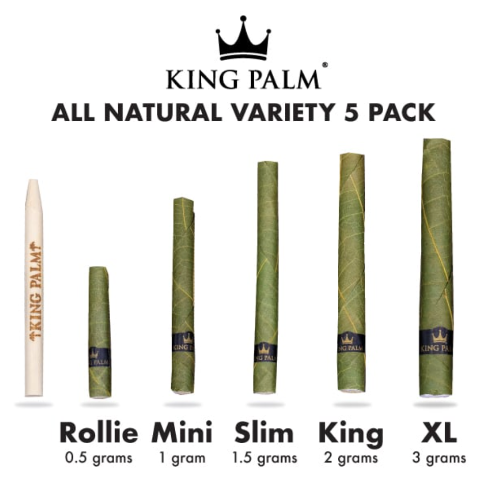 King Palm | 5 Natural Variety Pack – TdH Mx